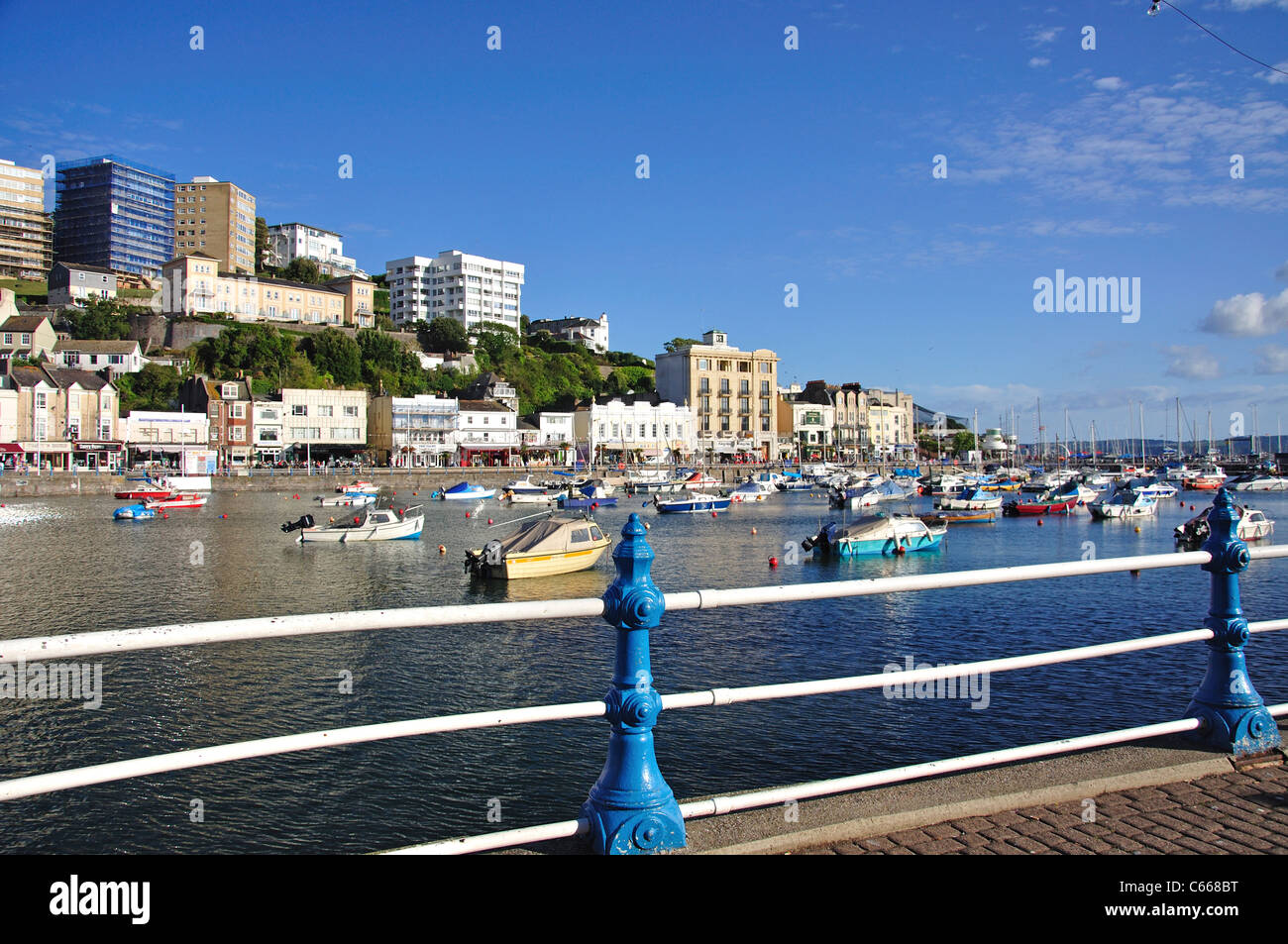 Le port de Torquay, Torquay, Devon, Angleterre, Royaume-Uni Banque D'Images