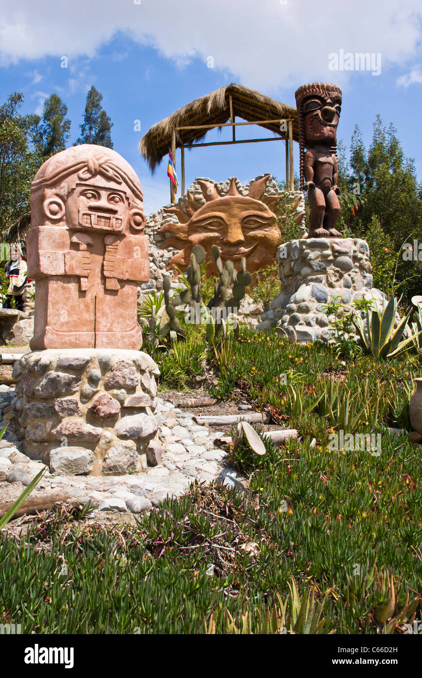 Museo Intinan équateur près de Quito en Equateur. Banque D'Images