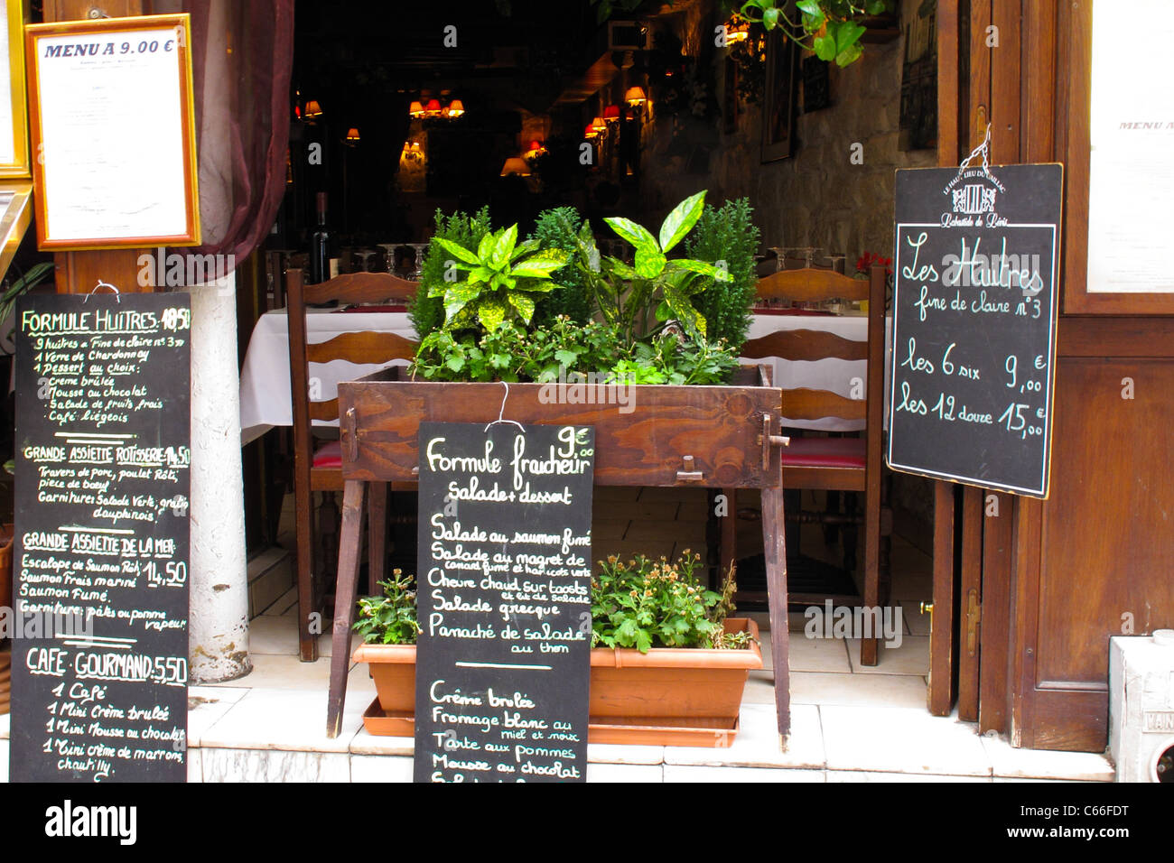 Cafe à Paris Banque D'Images