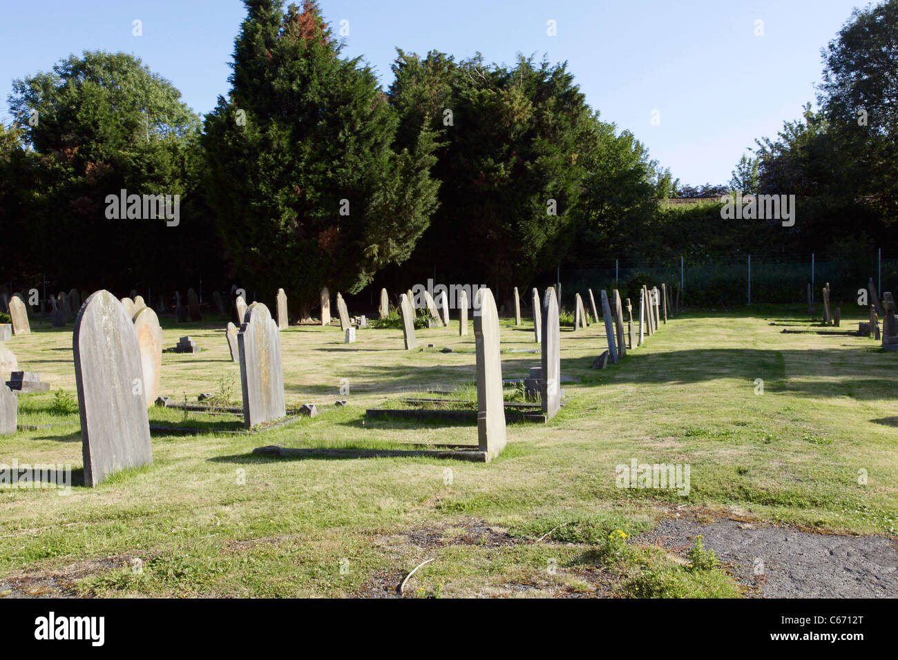 Cheriton Road cemetery Folkestone Kent Banque D'Images