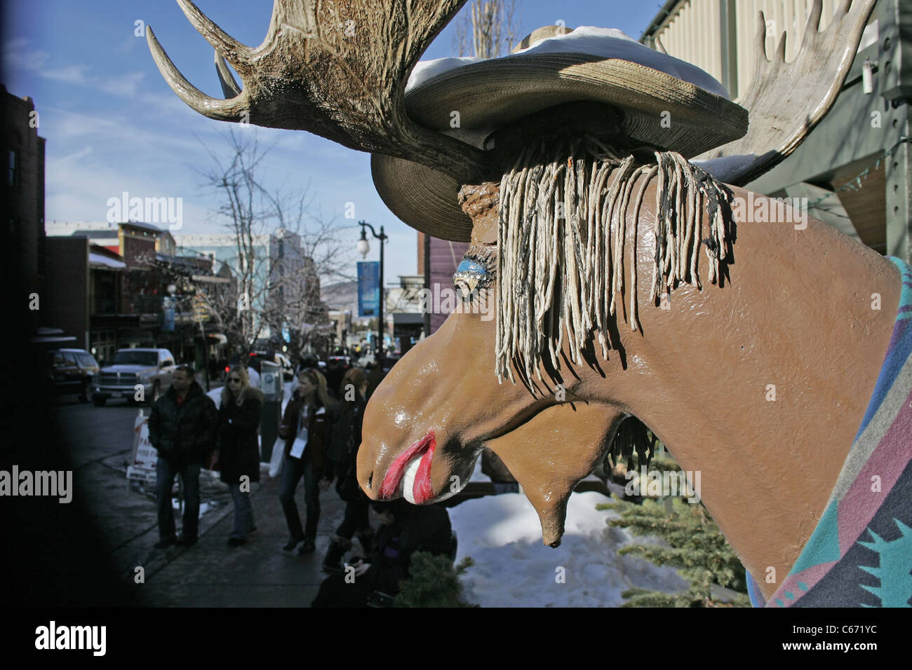 Atmosphère dehors et environ pour le Festival du Film de Sundance 2011 - MON, , Park City, UT 24 janvier 2011. Photo par : James Atoa/Everett Collection Banque D'Images