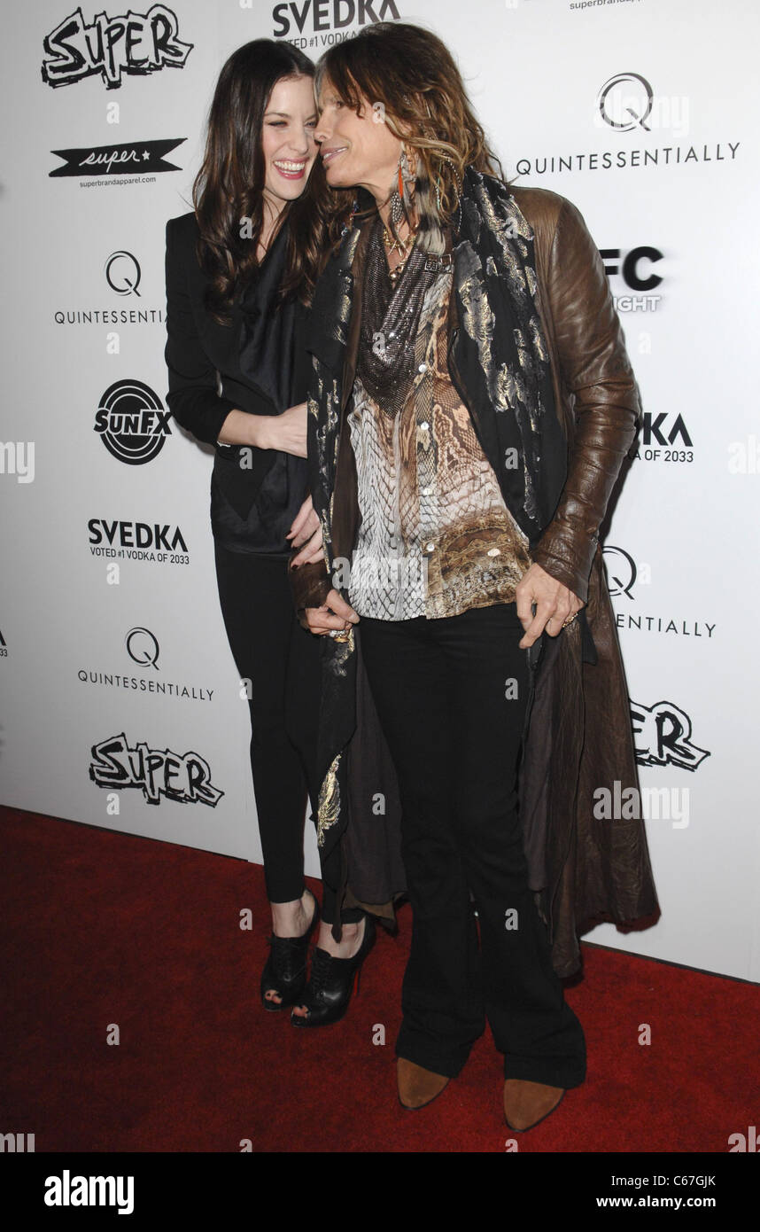Steven tyler and liv tyler Banque de photographies et d’images à haute