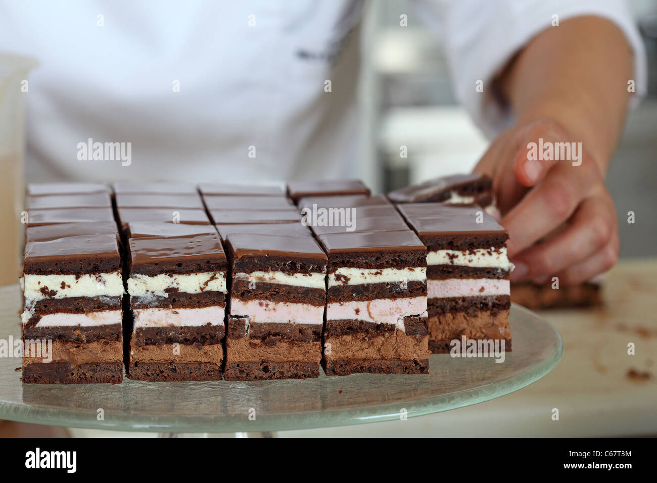 chef pâtissier Banque D'Images