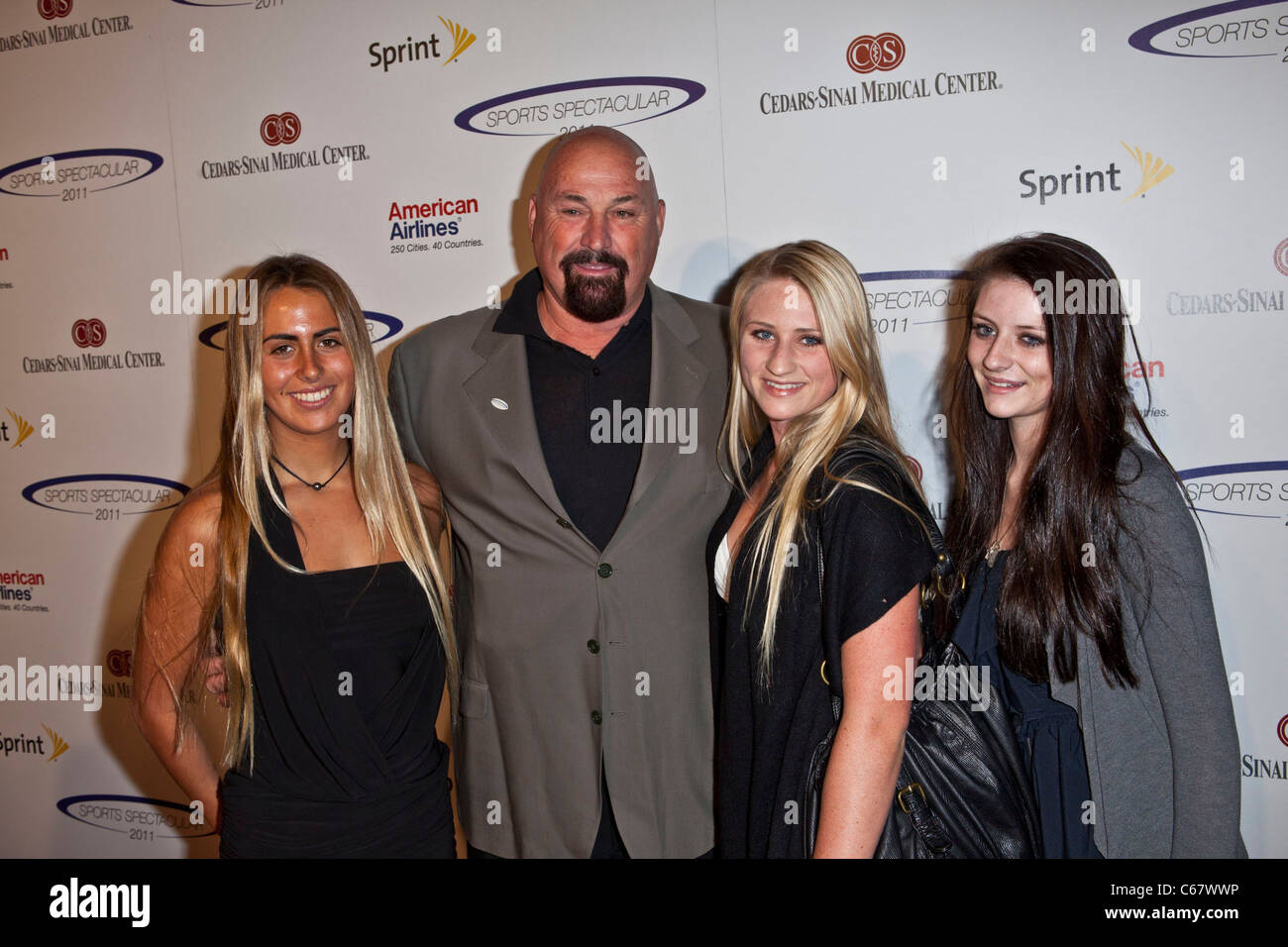 Jim Weatherly, Daugters au 26e anniversaire de l'arrivée spectaculaire des Sports, Hyatt Regency Century Plaza Hotel, Los Angeles, CA Banque D'Images