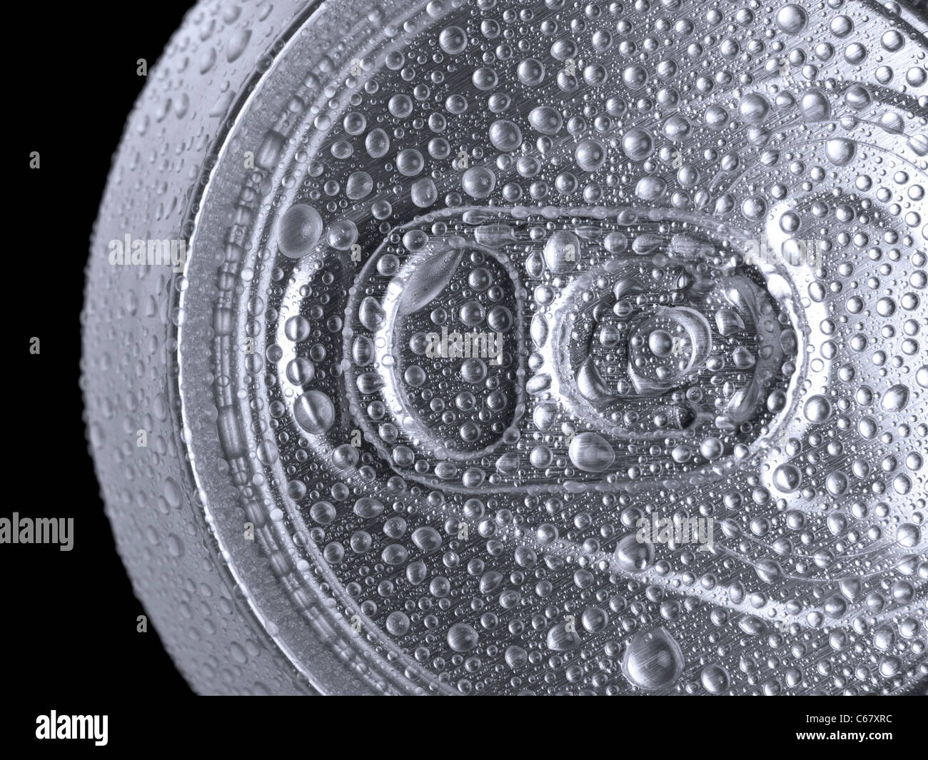 Vue de dessus d'une boisson fraîche. Banque D'Images