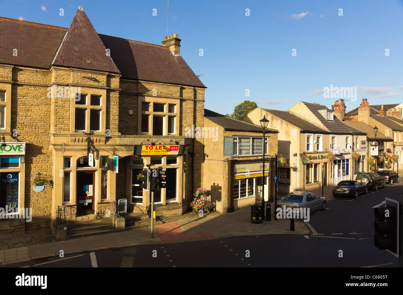 Wetherby, Yorkshire, Angleterre, Royaume-Uni - centre-ville Banque D'Images Wetherby, Yorkshire, Angleterre, Royaume-Uni - centre-ville Banque D'Images