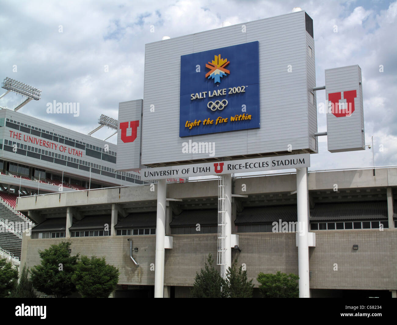 Stade Rice-Eccles, Salt Lake City, UT Banque D'Images