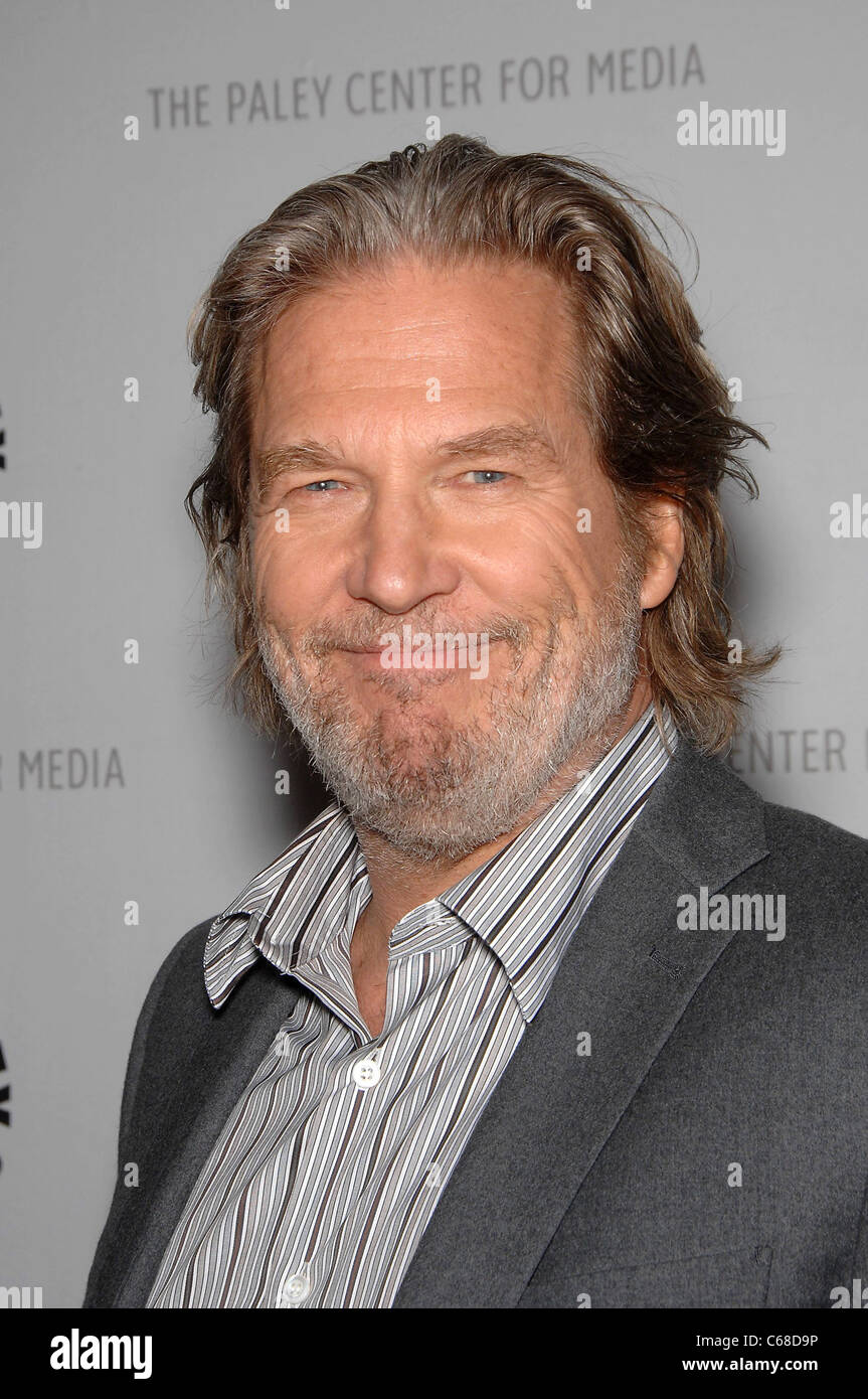 Jeff Bridges en présence de Maître américain pour l'achat de JEFF BRIDGES : THE DUDE demeure, le Paley Center for Media, Los Banque D'Images