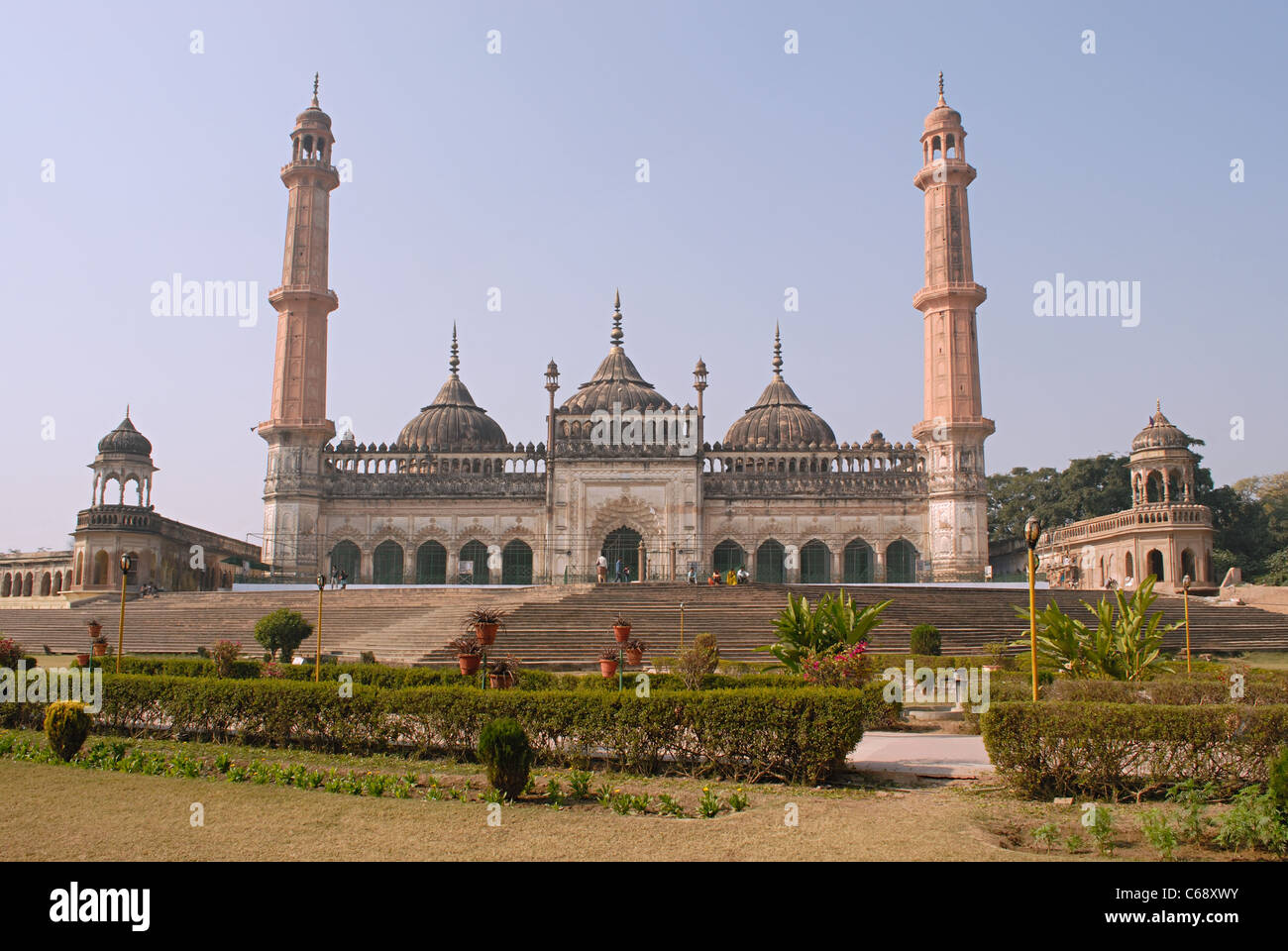 Mosquée Asfi Masjid ou mosquée Asfi à Bara Imambara, Lucknow, Uttar Pradesh, Inde Banque D'Images