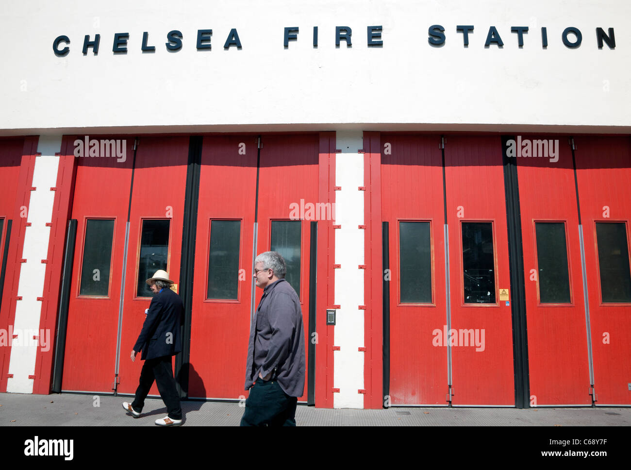 Chelsea Fire Station, Kings Road, London Banque D'Images