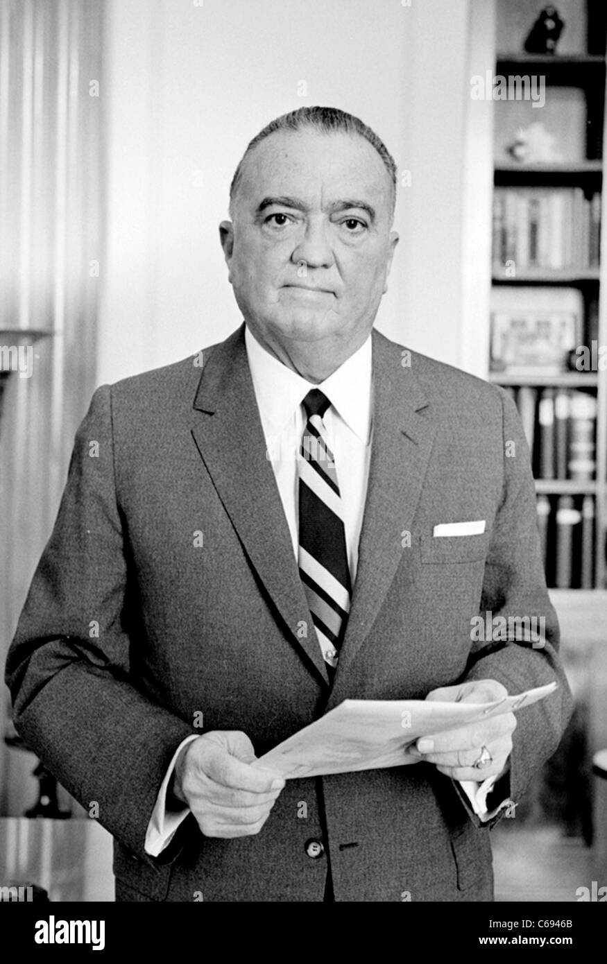 Edgar J. Hoover, John Edgar Hoover Banque D'Images