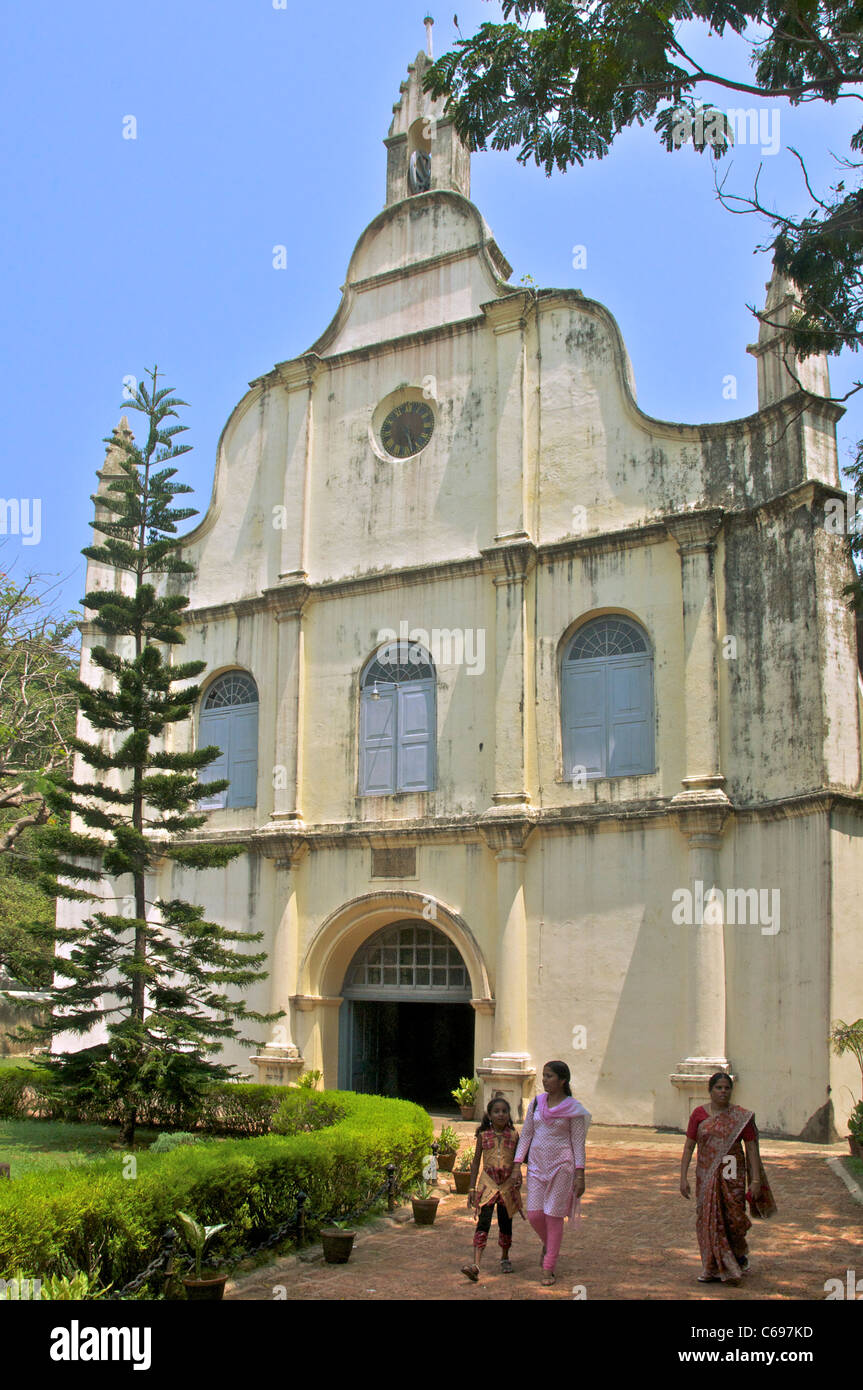 Église Saint François fort Cochin Kerala Inde du Sud Banque D'Images