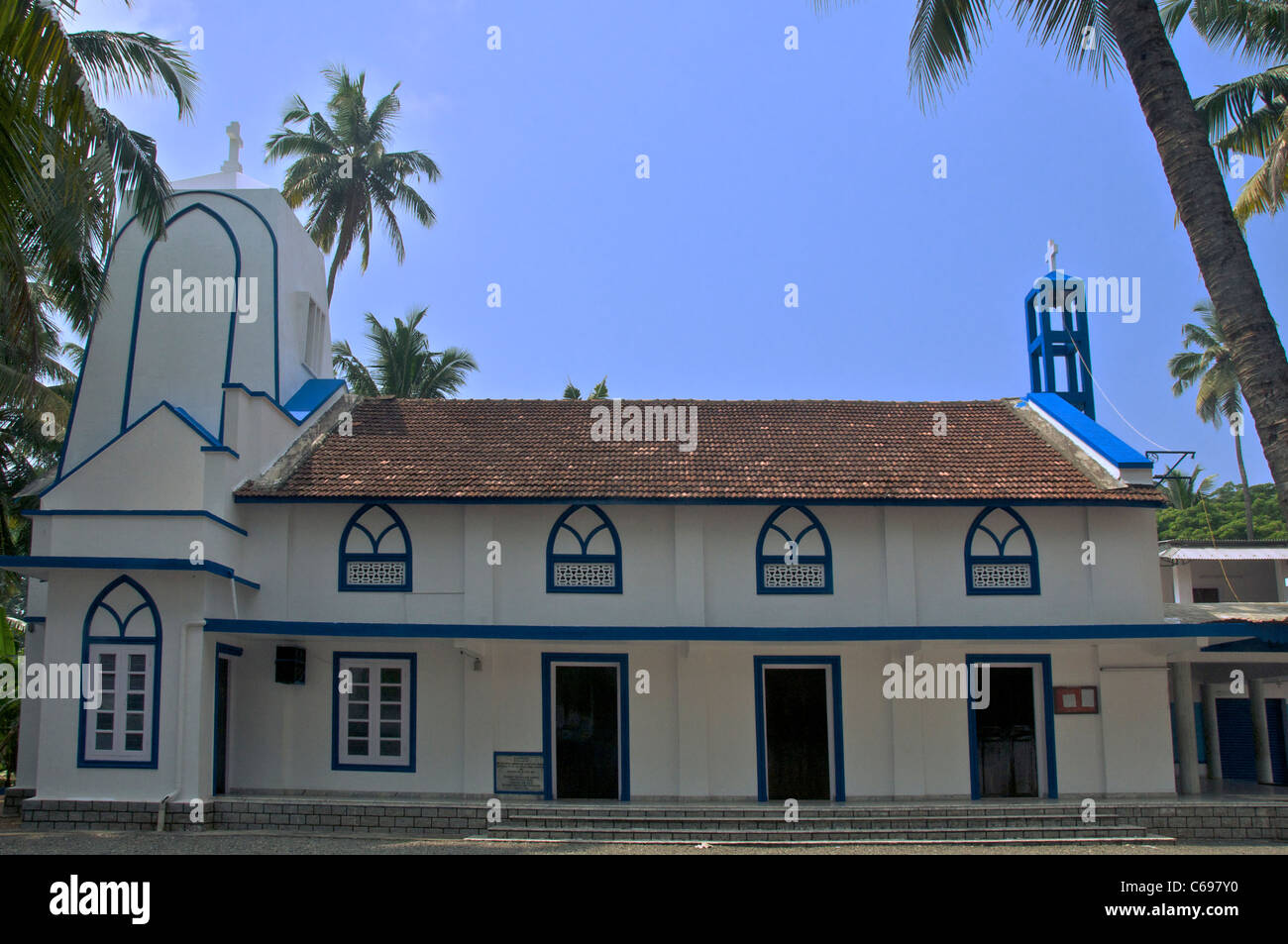 St Pierre et Paul, Église orthodoxe syrienne fort Cochin Kerala Inde du Sud Banque D'Images