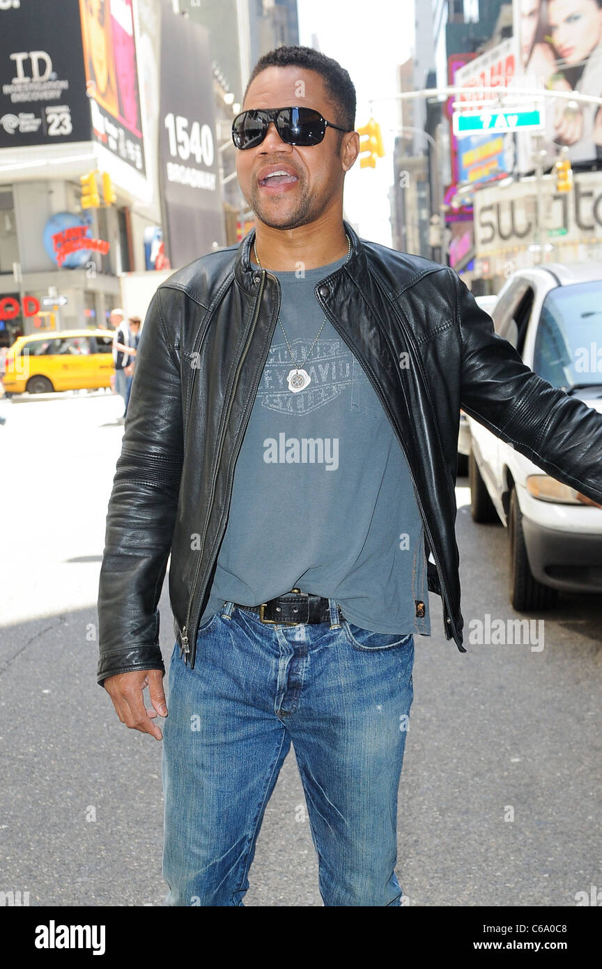 Cuba Gooding Jr. dans Times Square, dehors et environ pour la célébrité CANDIDS - THU, , New York, NY 12 mai 2011. Photo par : Ray Tamarra/Everett Collection Banque D'Images