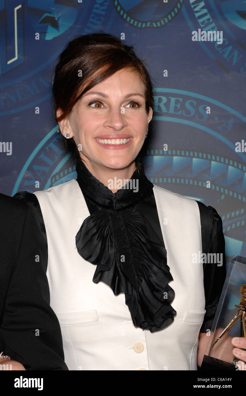 Julia Roberts présente à 25e remise annuelle des Prix pour réalisations exceptionnelles de NCP, Hyatt Regency Century Plaza Hotel, Los Angeles, Banque D'Images