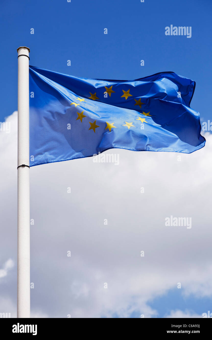 Drapeau de l'Union européenne Banque D'Images