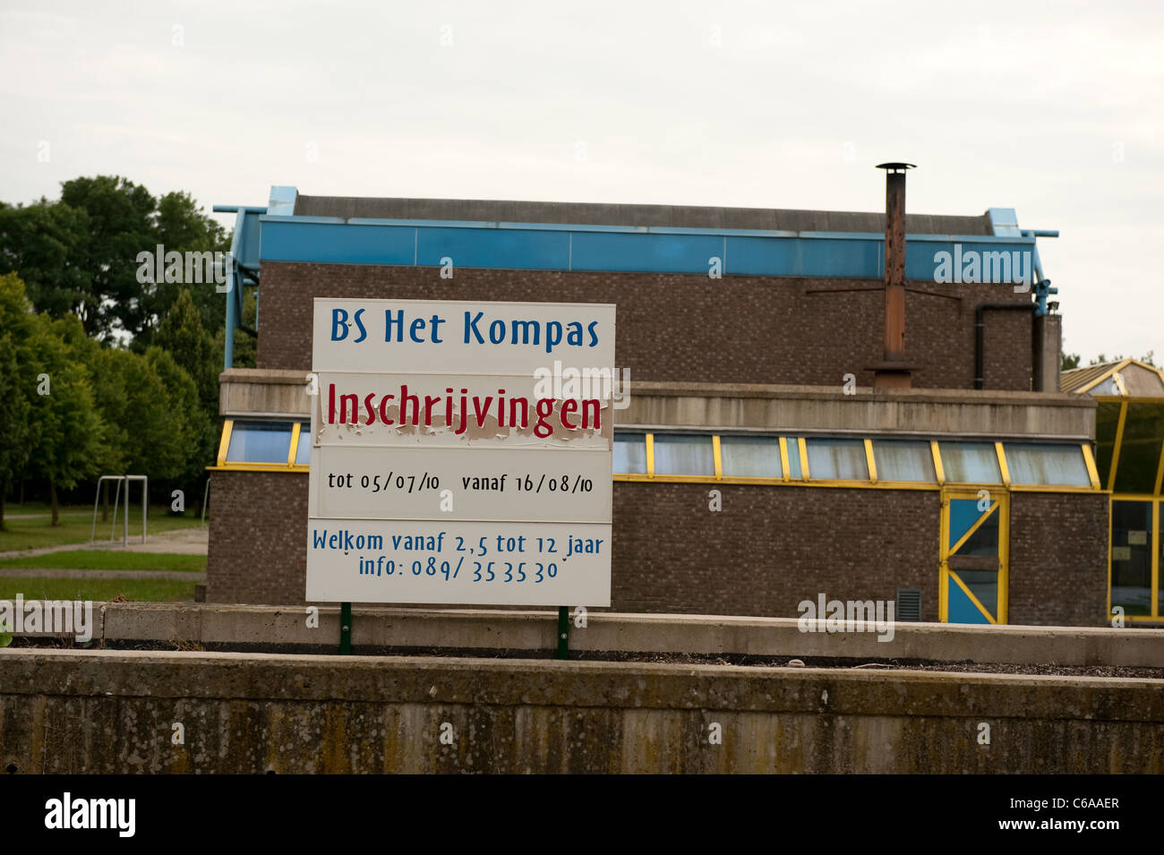 L'école désaffectée Genk Belgie Belgique Europe Banque D'Images