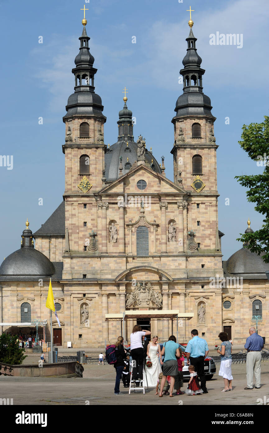 La Cathédrale de Fulda Hesse Allemagne Deutschland Banque D'Images