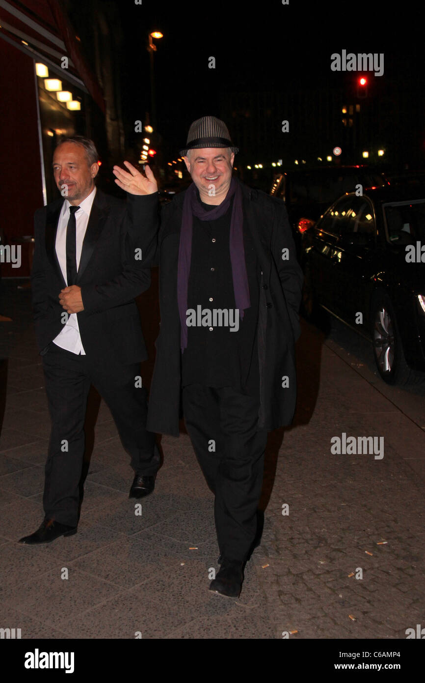 Helmut Zerlett arrivant au restaurant Borchardt à 01.43h. Berlin, Allemagne - 13.03.2010 Banque D'Images