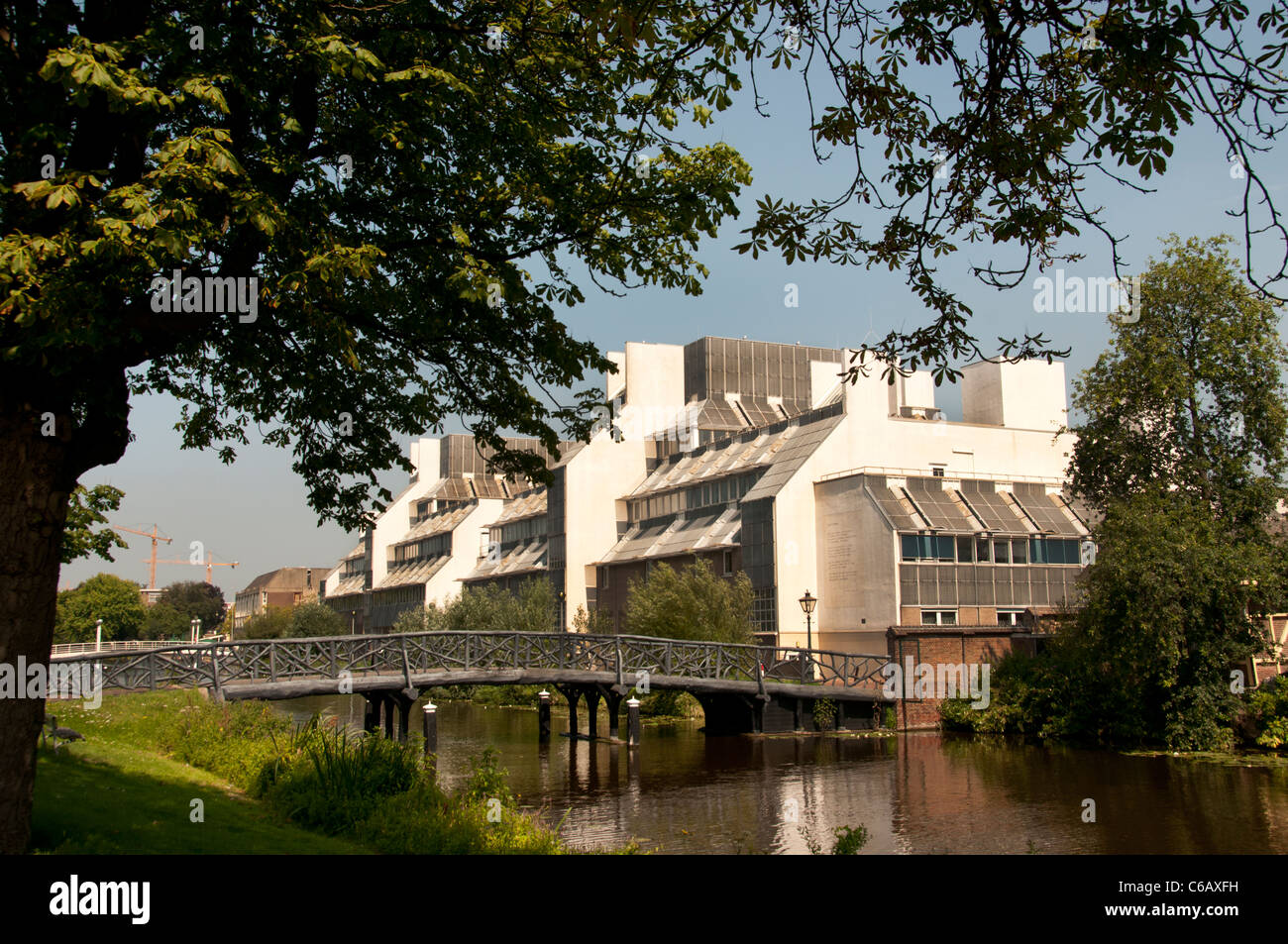 Les étudiants de l'Université de Leyde aux Pays-Bas Nouveau Banque D'Images