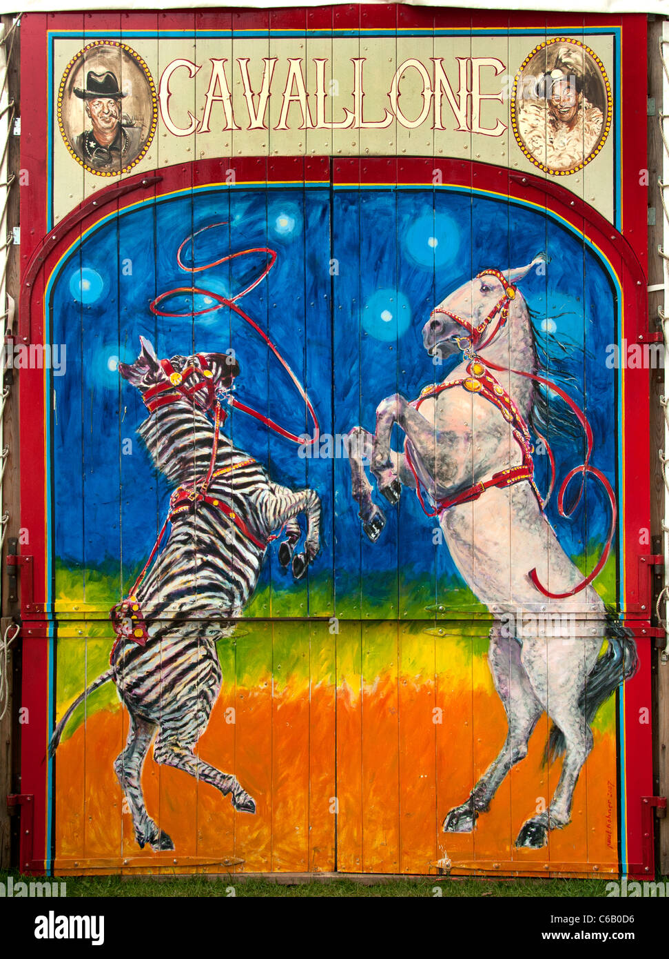 Circus Horse Parade Zebra Amsterdam partie Théâtre Danse Musique Cinéma Arts visuels expositions Pays-bas festival nostalgique Banque D'Images