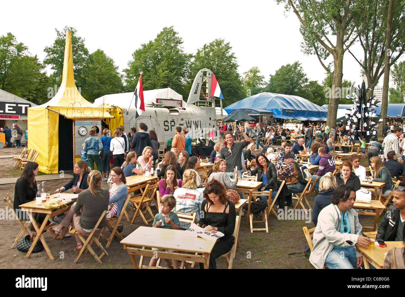 Parade Amsterdam fête théâtre danse musique film arts visuels nostalgique festival de foire pays-Bas Banque D'Images