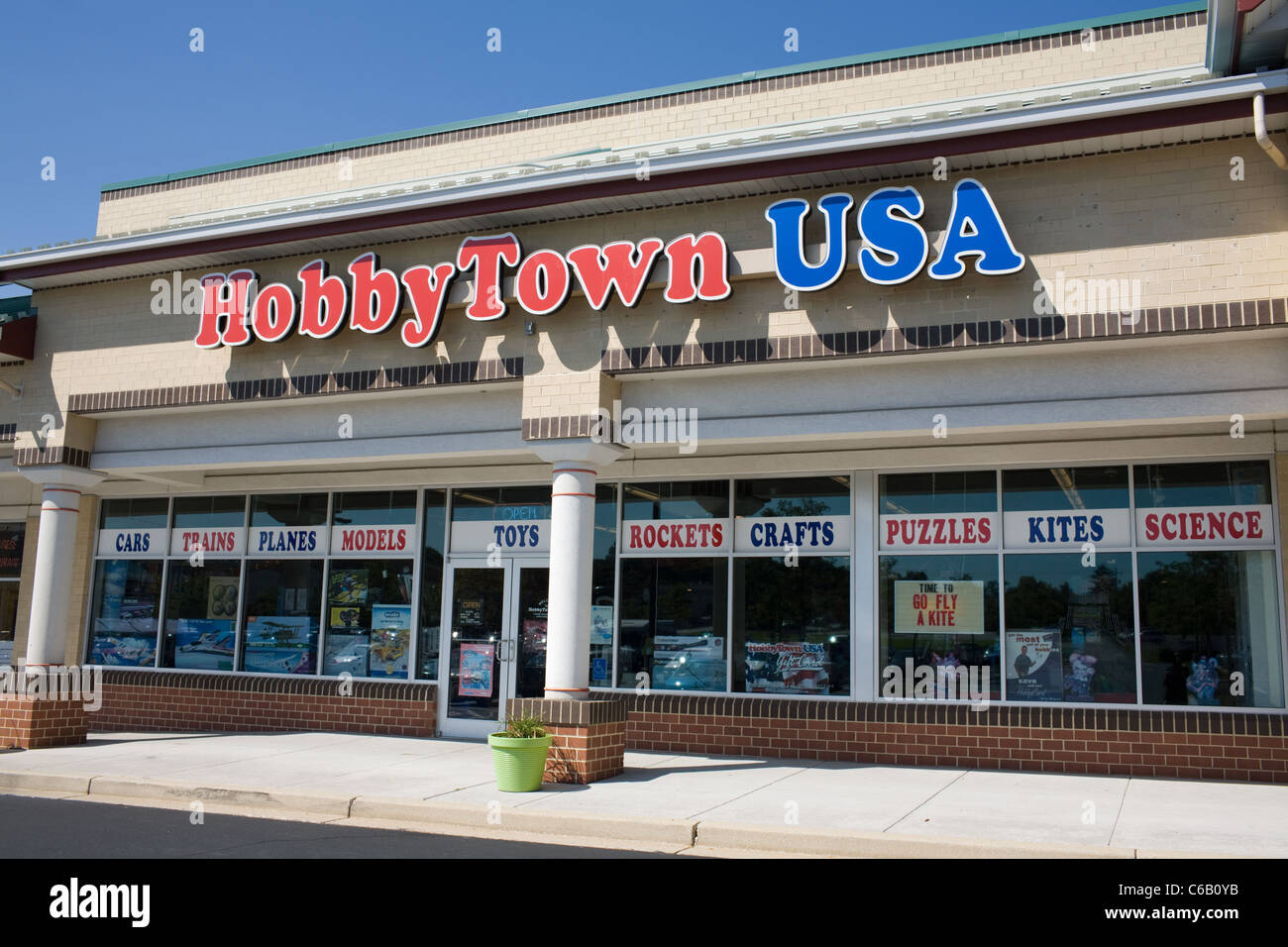 HobbyTown USA Franchise est un grand passe-temps et toy store Banque D'Images