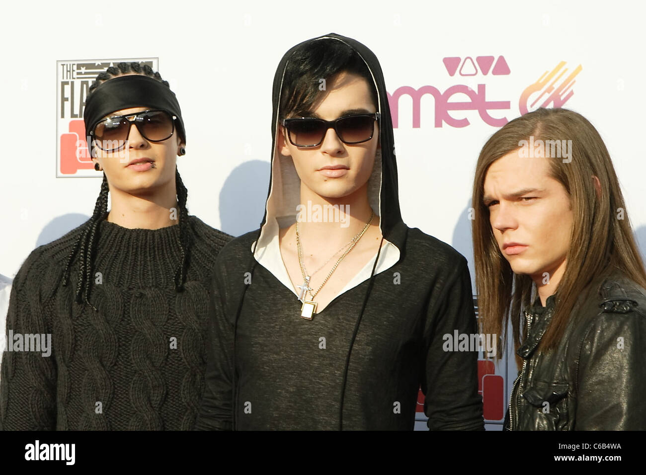 Tokio Hotel au Comet 2010 Prix à Koenig-Pilsener-Arena - tapis rouge des arrivées. Oberhausen, Allemagne - 21.05.2010 Banque D'Images