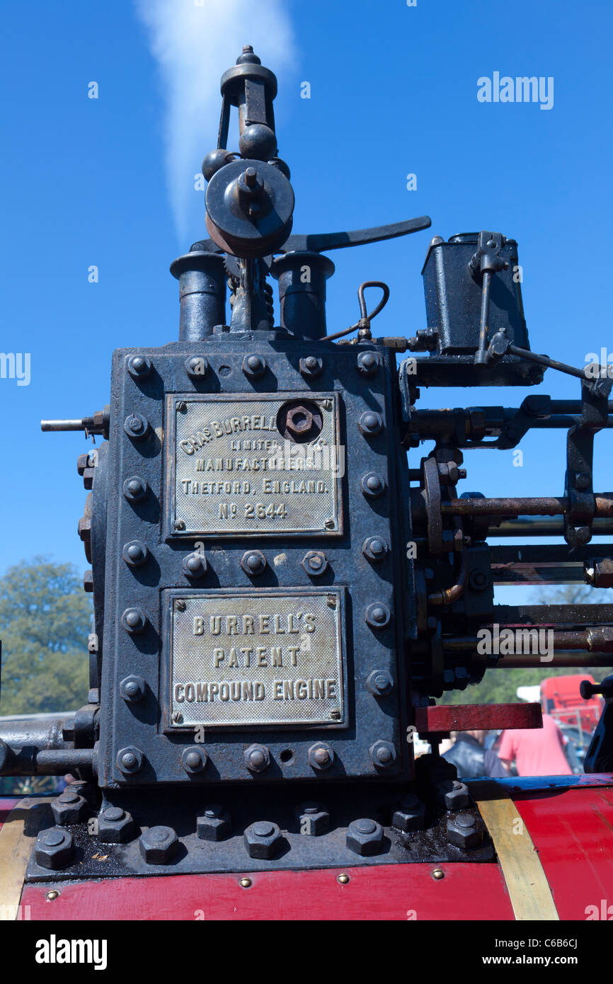 Burrell's patent moteur composé Banque D'Images