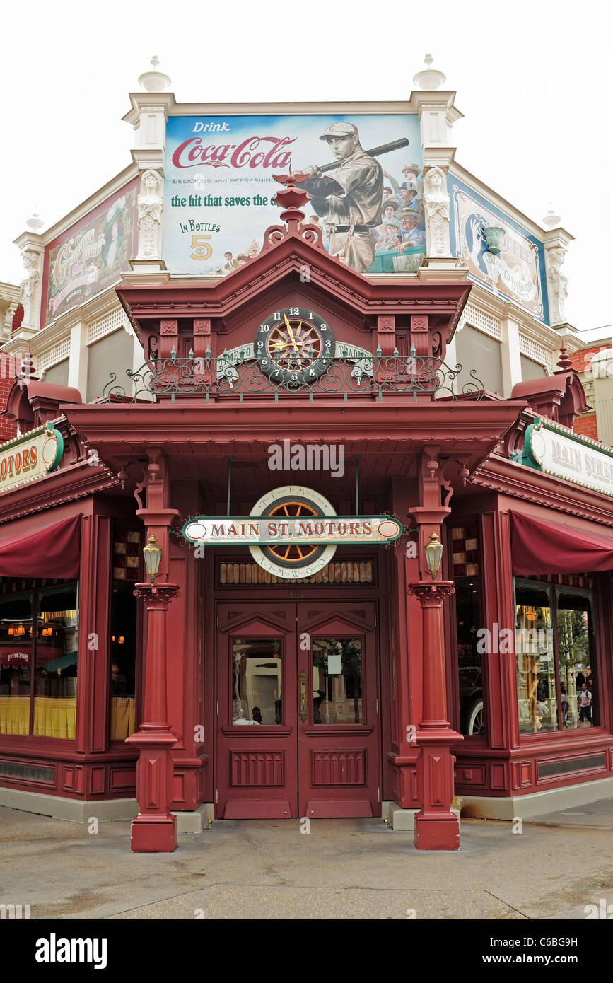 Rue principale. Disneyland Paris. Banque D'Images