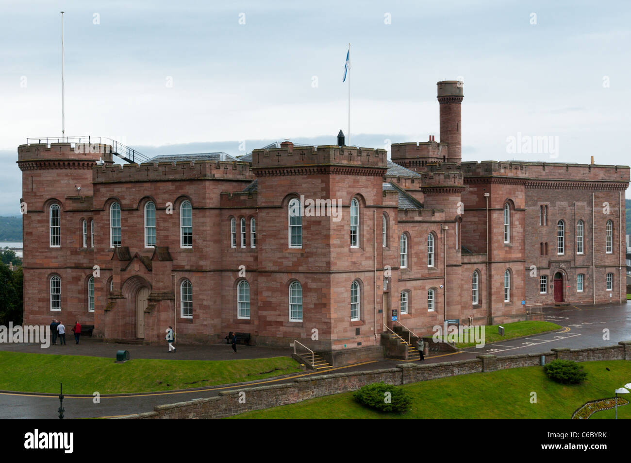 La Sheriff Court et Tribunal de District de Château d'Inverness Banque D'Images