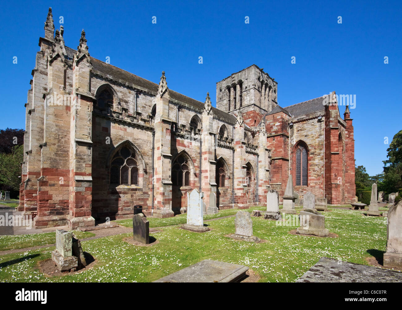 L'église paroissiale de St Mary's East Lothian Haddington Banque D'Images