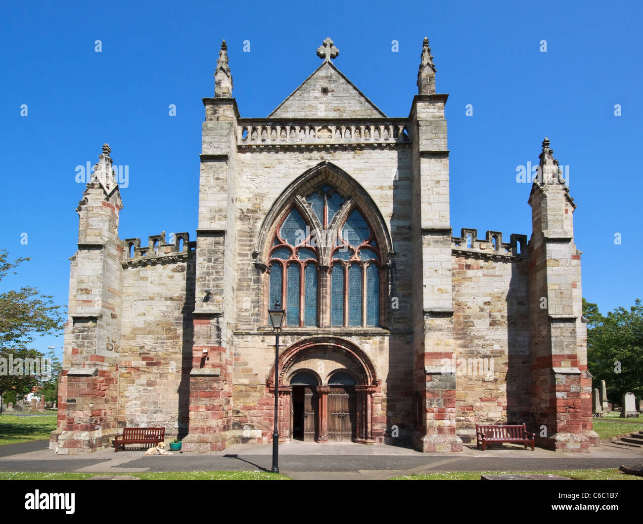 L'église paroissiale de St Mary's East Lothian Haddington Banque D'Images