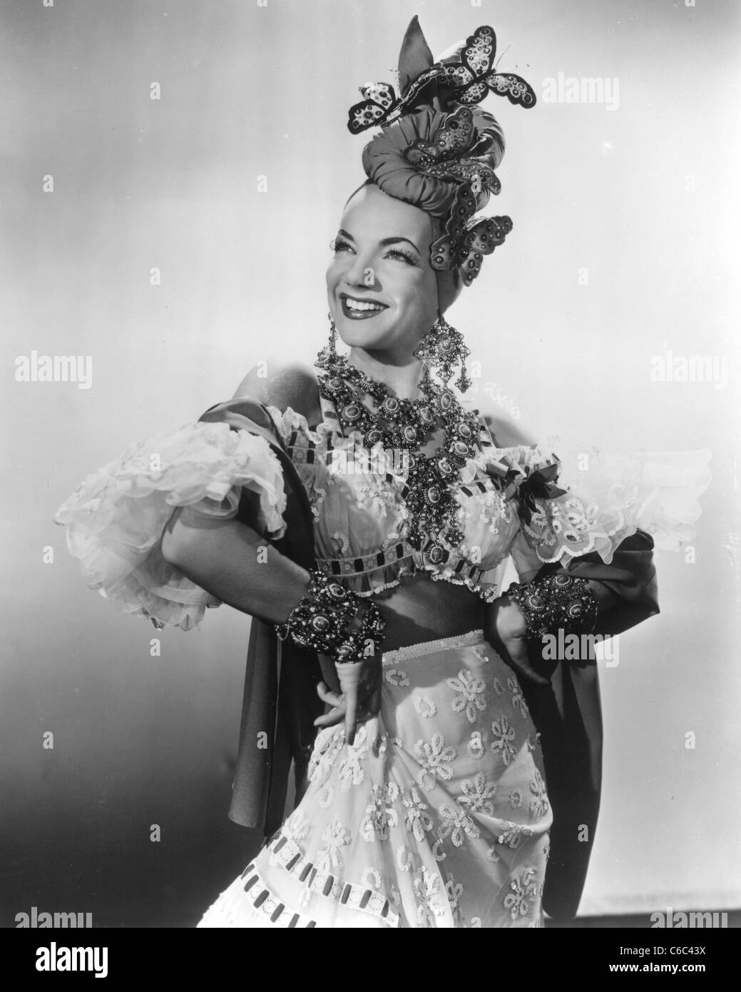 CARMEN MIRANDA (1909-1955) Portugese-Brazilian chanteuse et actrice du film samba Banque D'Images