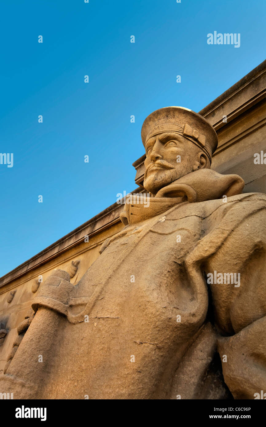 Mémorial naval de Plymouth Banque D'Images