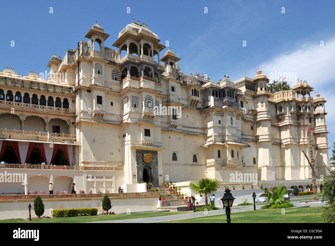 City Palace Udaipur Rajasthan Inde Banque D'Images