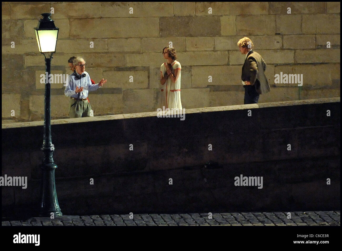 Woody Allen, Marion Cotillard et Owen Wilson sur le plateau de son ...