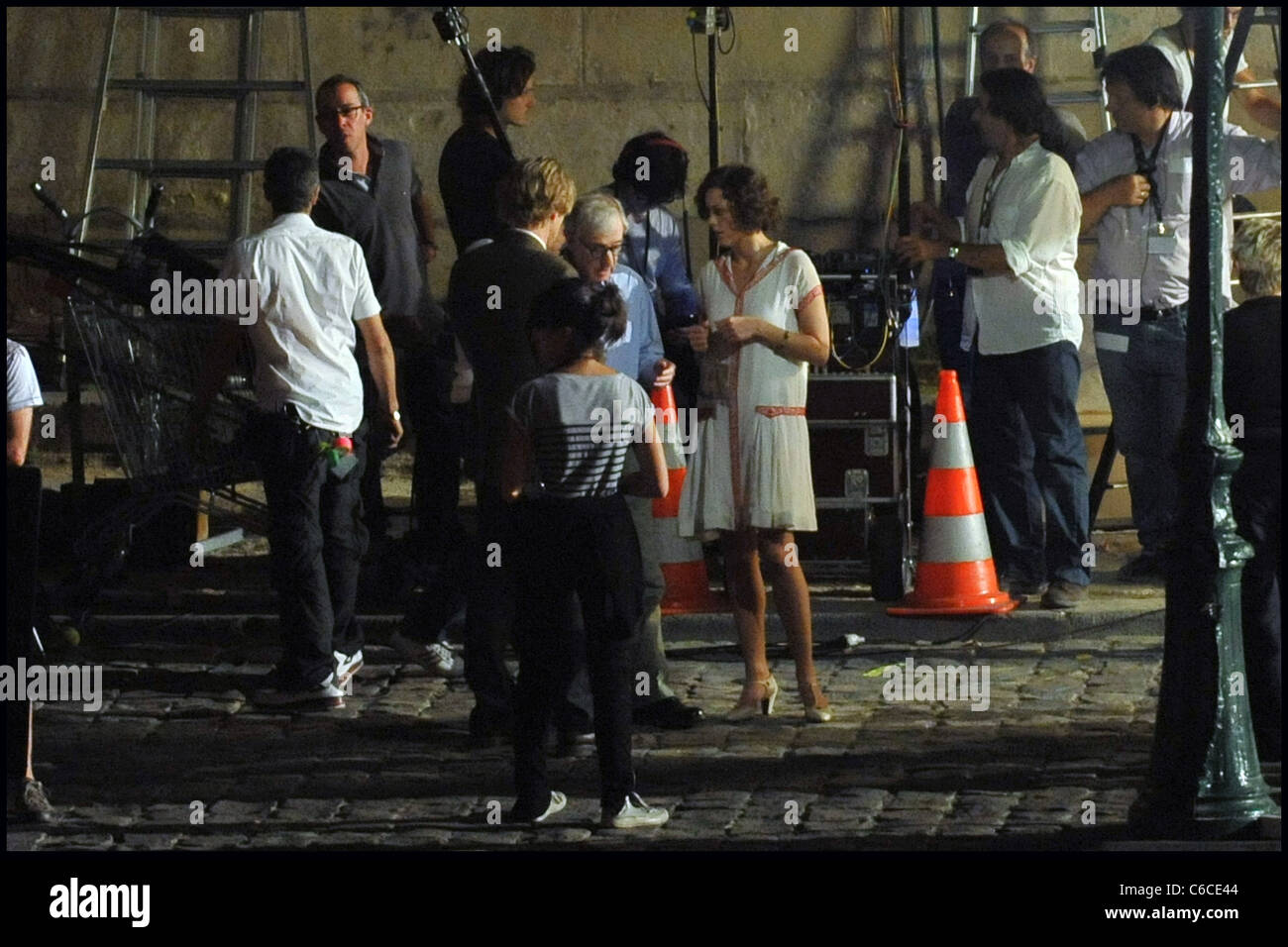 Woody Allen, Marion Cotillard et Owen Wilson sur le plateau de son ...