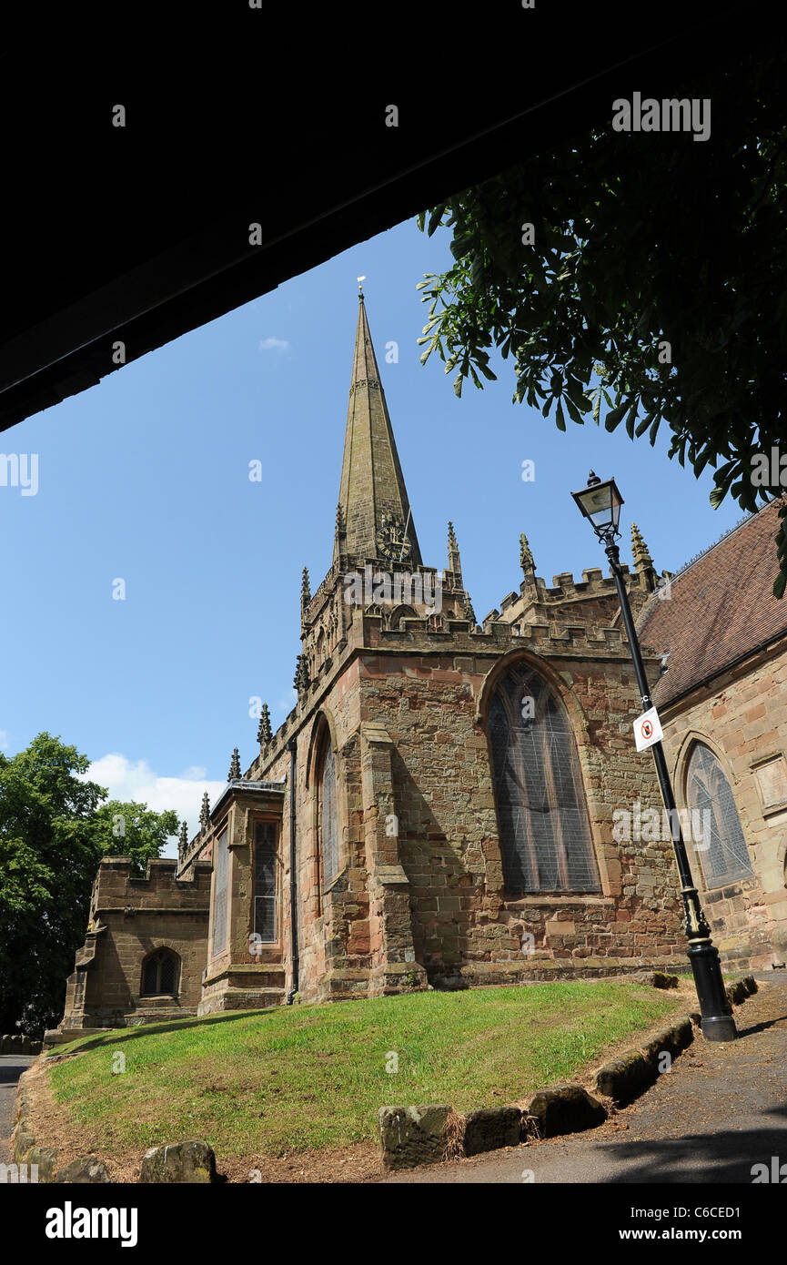 Bromsrove St Johns Church dans le Worcestershire England Uk Banque D'Images