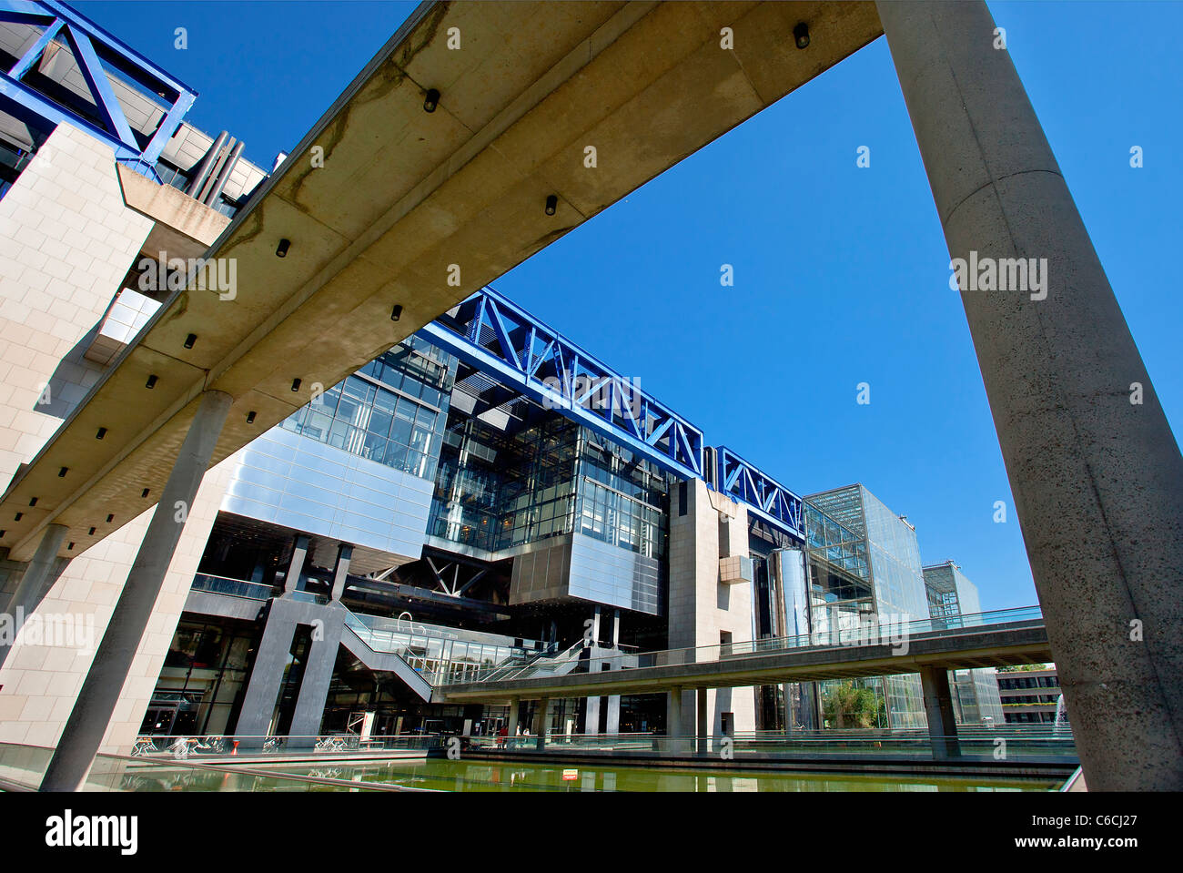 France, Paris, la Cité des Sciences et de l'industrie à La Villette Park Banque D'Images