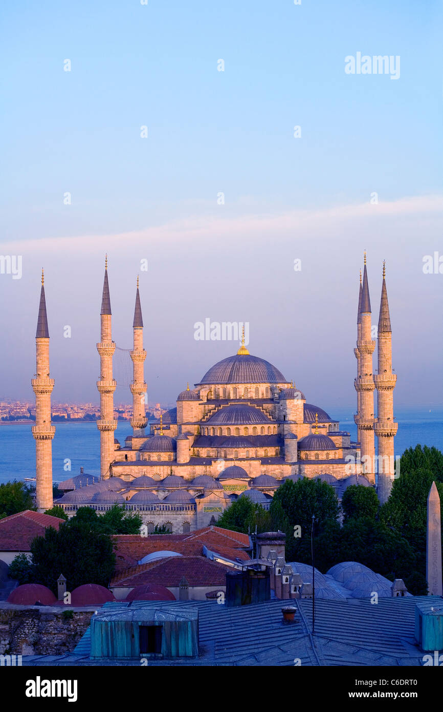 La Mosquée Bleue Sultan Ahmet Camii. Istanbul Banque D'Images