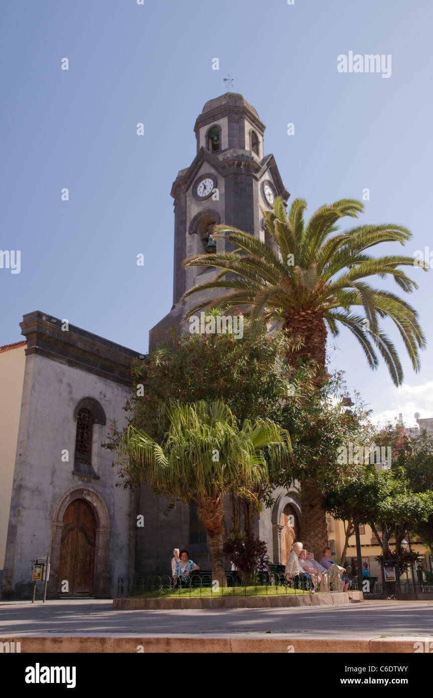Nuestra Señora de la Peña de Francia, l'église de Puerto de la Cruz, Tenerife, Canaries, Espagne, Europe Banque D'Images
