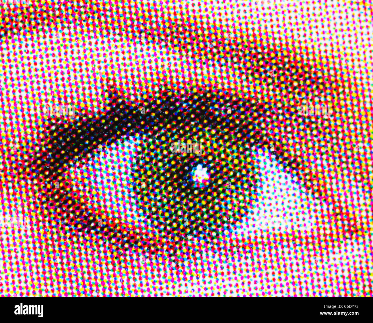 Eye pixelisées Banque D'Images