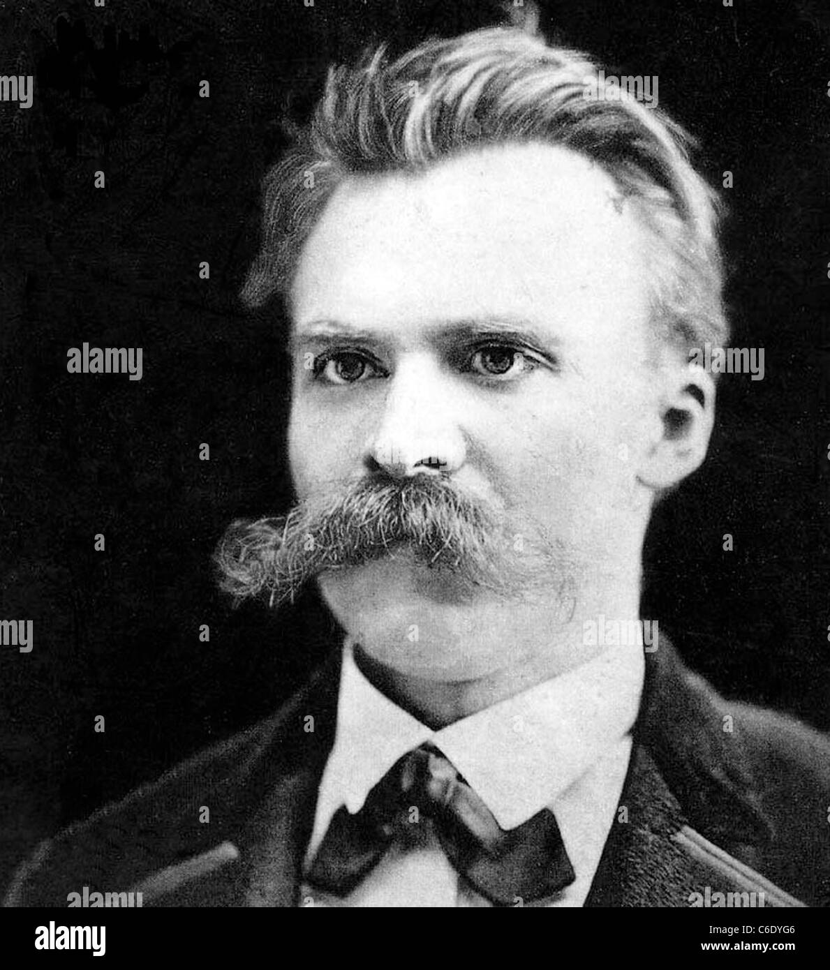 FRIEDRICH NIETZSCHE (1844-1900) philosophe et poète allemand vers 1875 Banque D'Images