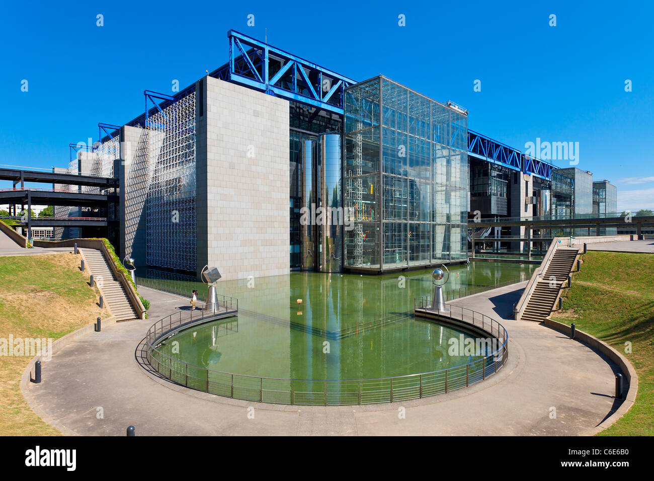 France, Paris (75), la Cité des Sciences et de l'industrie à La Villette Park Banque D'Images