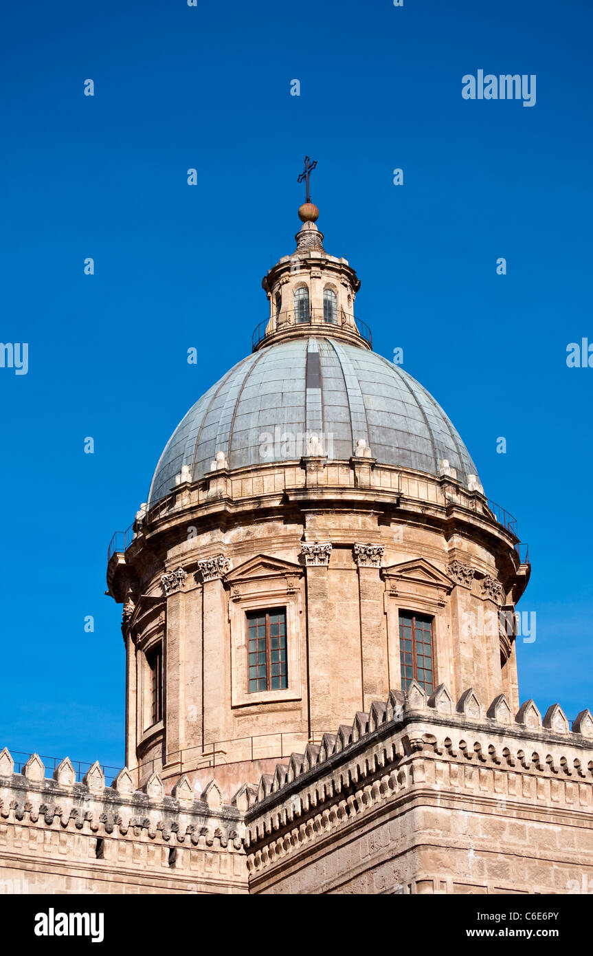 Détails de la belle cathédrale de Palerme Banque D'Images