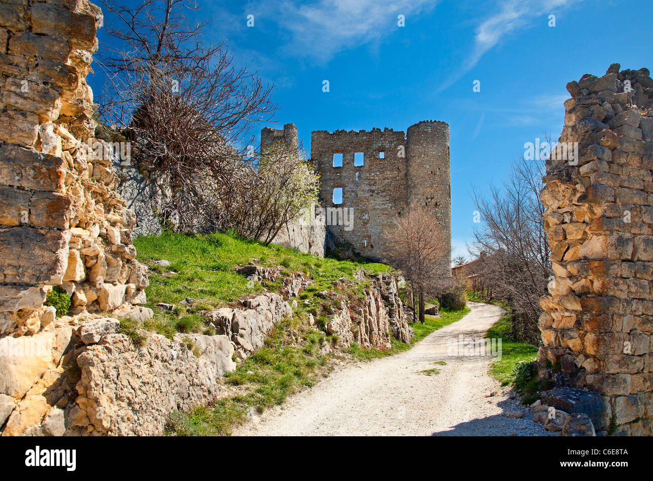 Village de Bargeme Banque D'Images