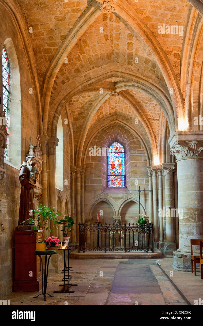 Europe, France, Val-d'oise (95), Auvers-sur-Oise Church Banque D'Images