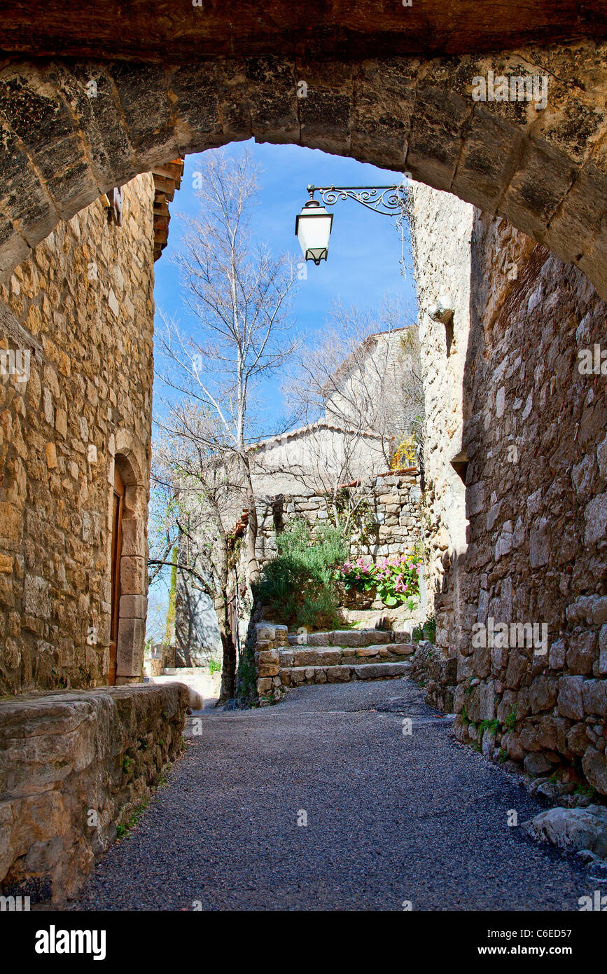 Village de Bargeme Banque D'Images