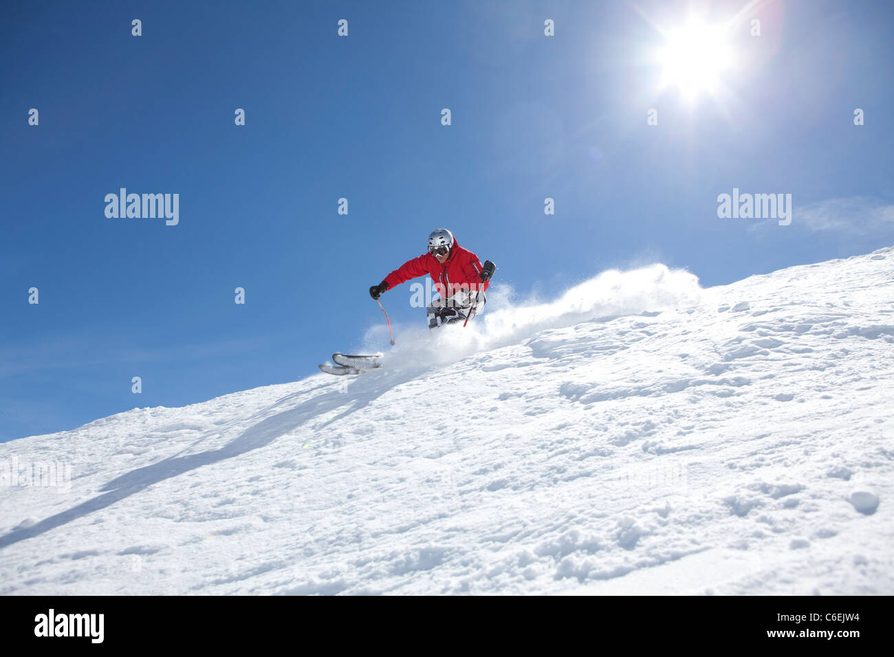 USA, Colorado, Telluride, ski alpin Banque D'Images